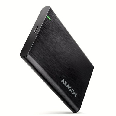 AXAGON Eksterno kućište EE25-A6C, crno, USB-C 3.2 - SATA 6G, 2.5"